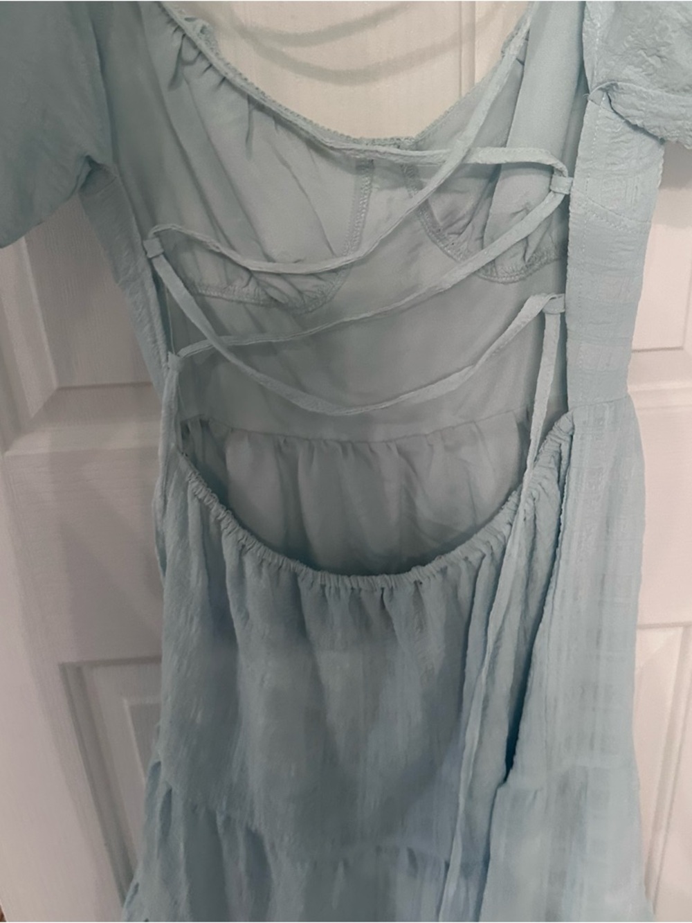 Forever 21 Blue Maxi Dress - Picture 3 of 4